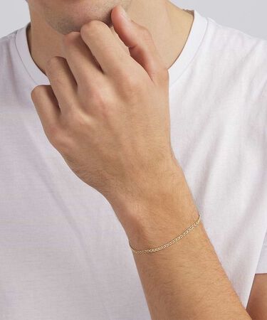 Bracciale Catena Oro Uomo Oro Giallo