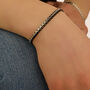 Bracciale Catena Man Code Acciaio Bicolore Bianco / Nero