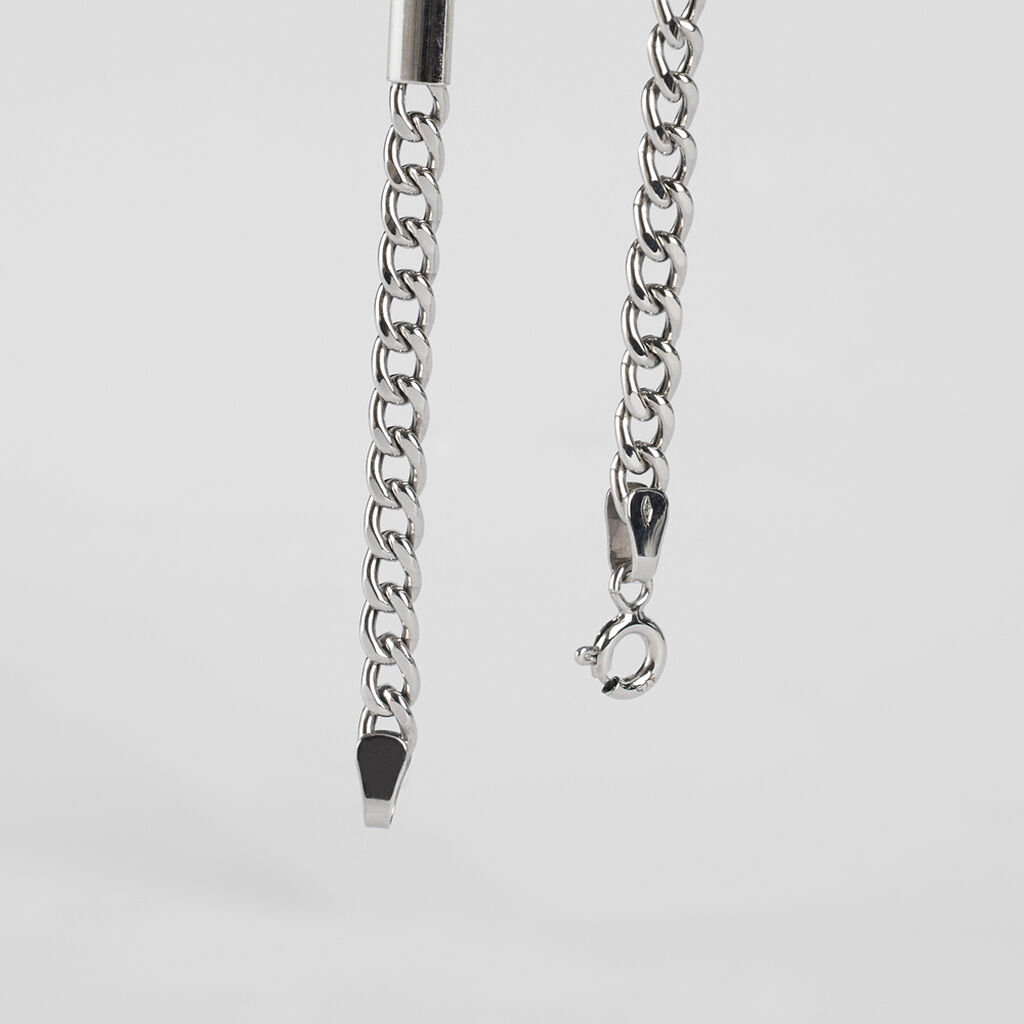 Bracciale Catena L'homme Or Oro Bianco - Bracciali Uomo | Stroili