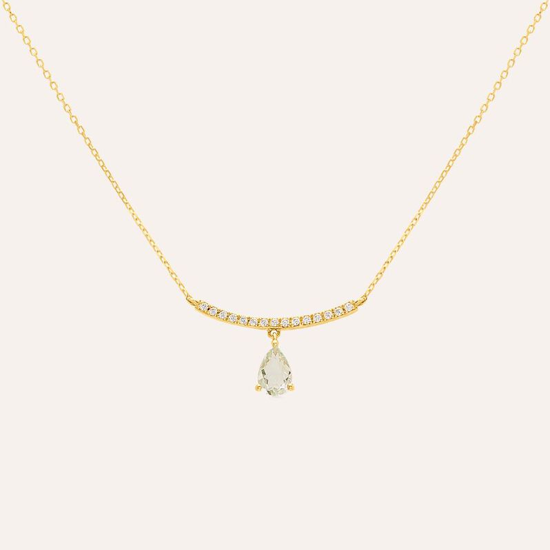 Collana Amélie Oro Giallo Ametista Cubic Zirconia - Collane Donna | Stroili