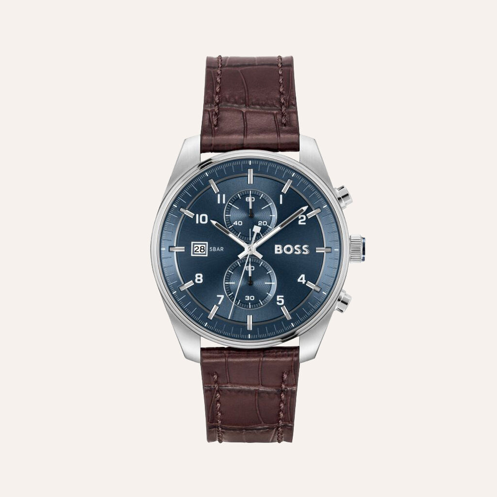 Orologio Al Quarzo Hugo Boss Skytraveller 1514194