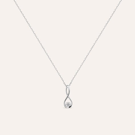 Collana Sophia Oro Bianco Diamante - Collane Donna | Stroili