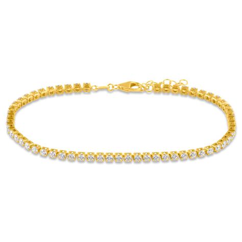Bracciale Tennis Claire Oro Giallo Cubic Zirconia - Bracciali Tennis Donna | Stroili