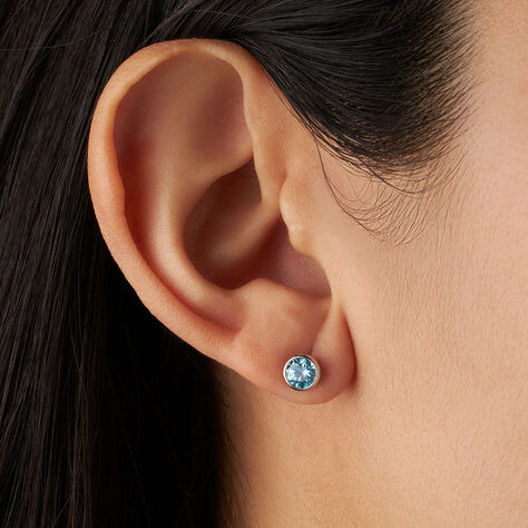 Orecchini Lobo Punto Luce Silver Rainbow Argento Rodiato Cubic Zirconia - Orecchini a Lobo Donna | Stroili