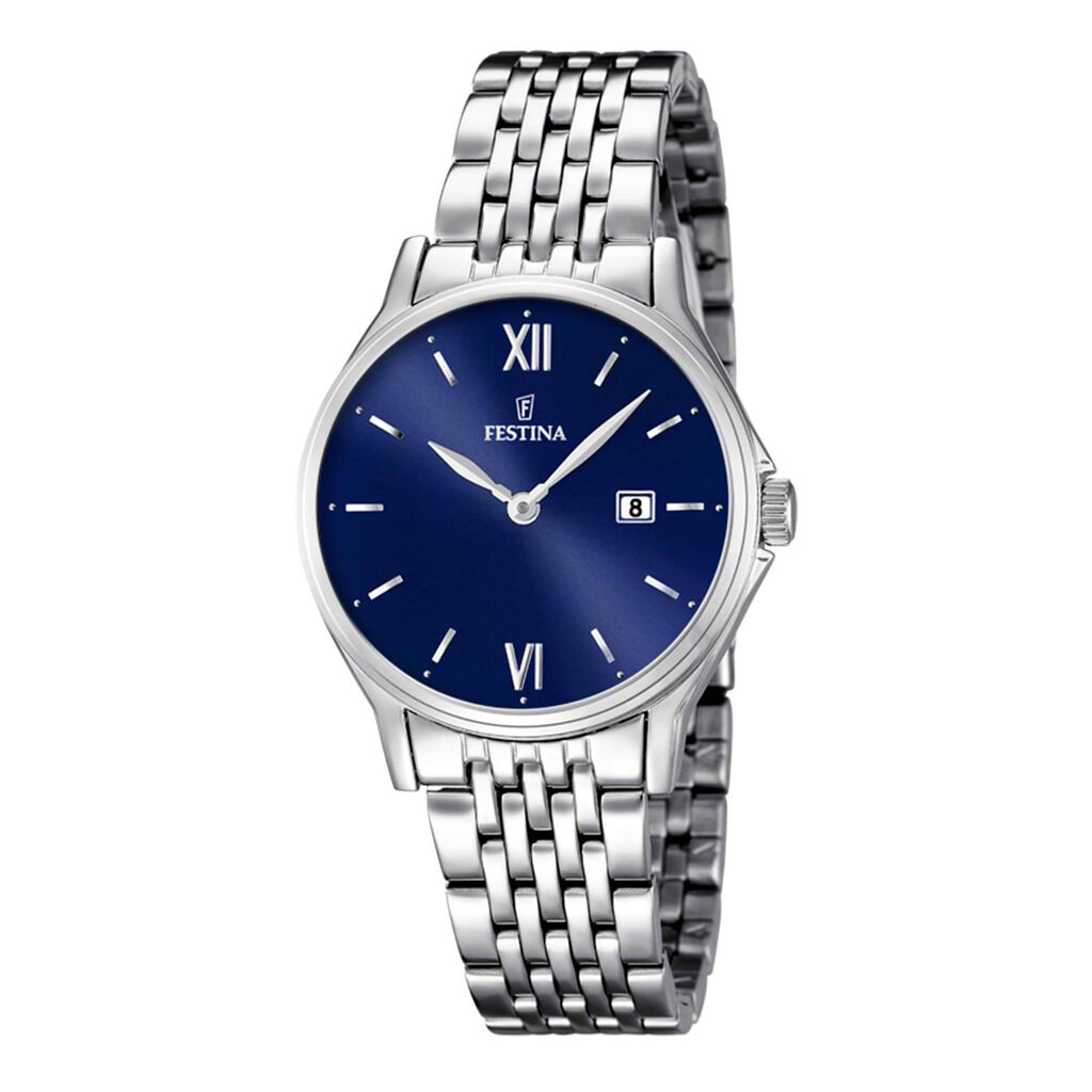 Orologio Al Quarzo Festina Acero Classico F16748/3 - Orologi con Datario Donna | Stroili