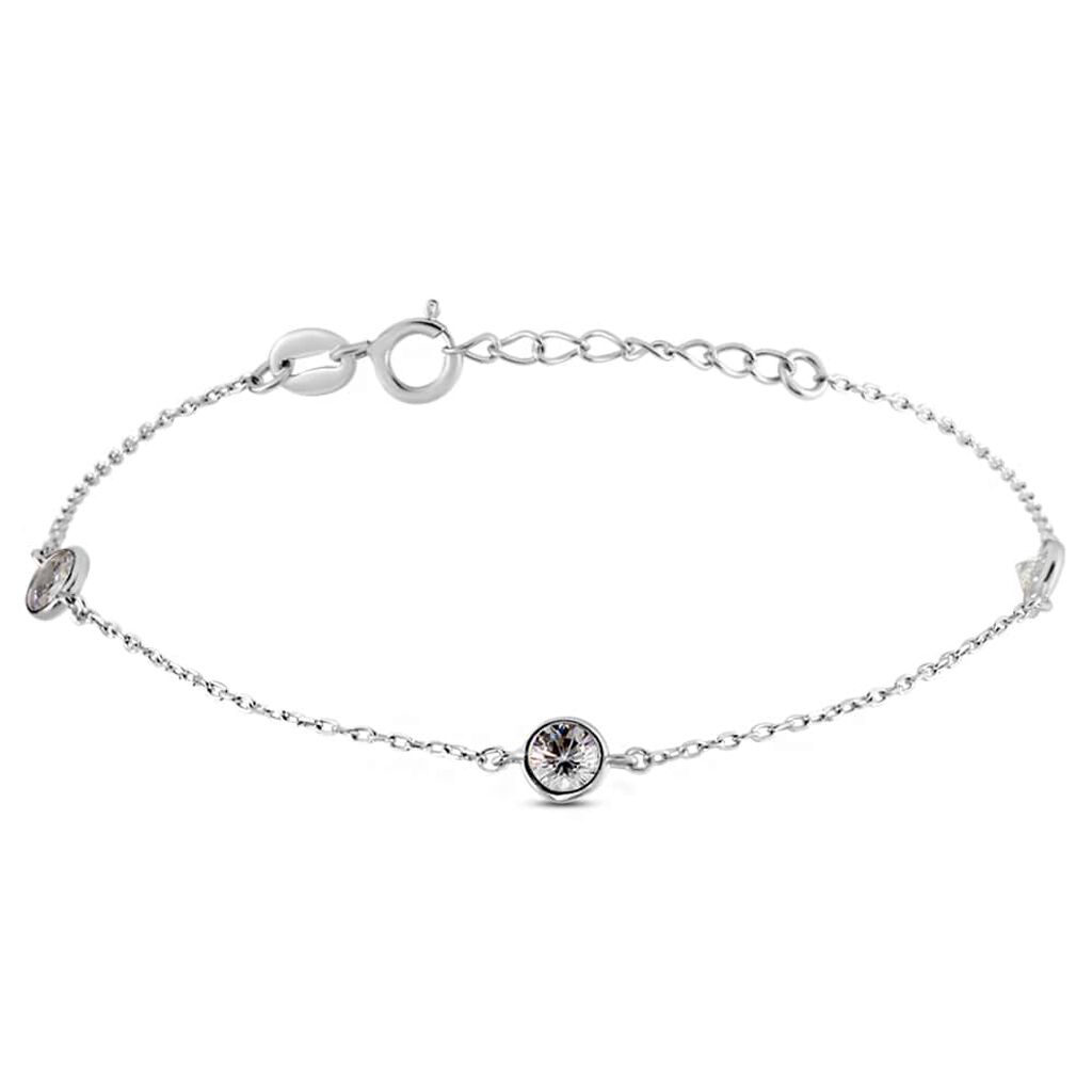 Bracciale Multi Punto Luce Silver Elegance Argento Rodiato Cubic Zirconia - Bracciali Donna | Stroili
