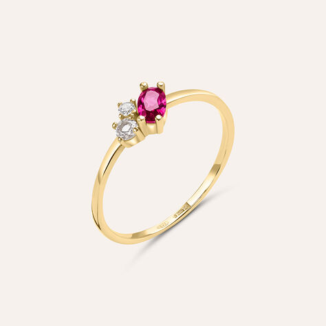Anello Fantasia Claire Oro Giallo Cubic Zirconia - Anelli con Pietre Donna | Stroili
