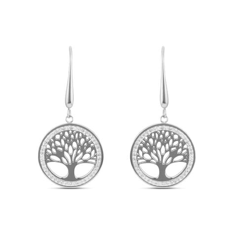 Orecchini Pendenti Aura Acciaio Cristallo - Orecchini Pendenti Donna | Stroili