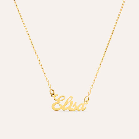 Collana Elisa Gold Names Oro Giallo - Collane Unisex | Stroili