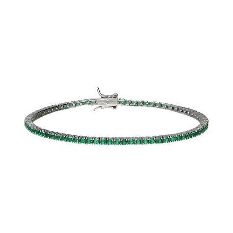 Bracciale Tennis Silver Rainbow Argento Rodiato Cubic Zirconia - Bracciali Tennis Donna | Stroili