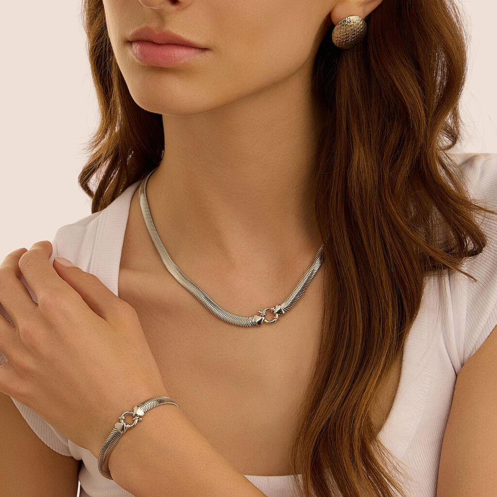 Catena Silver Collection Argento Rodiato - Collane Donna | Stroili