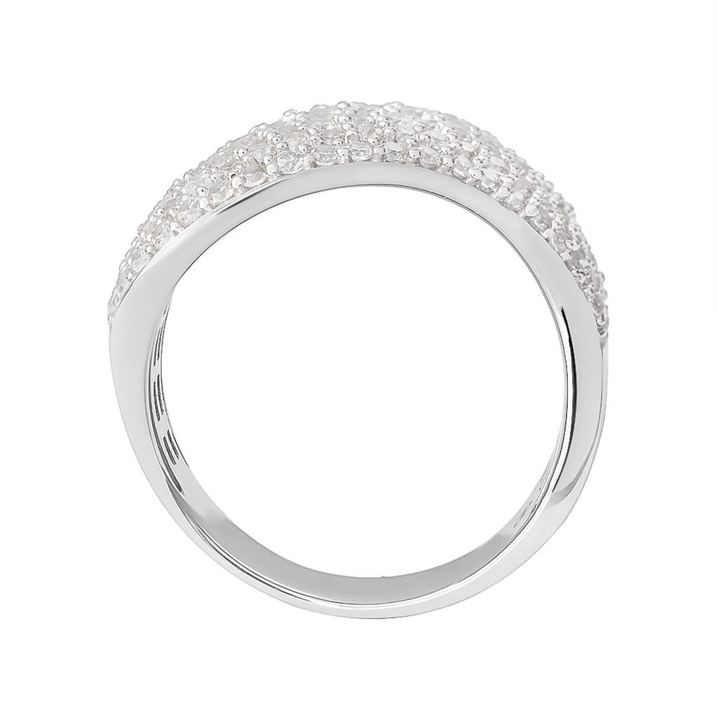 Anello Fascia Silver Shine Argento Rodiato Cubic Zirconia - Anelli con Pietre Donna | Stroili
