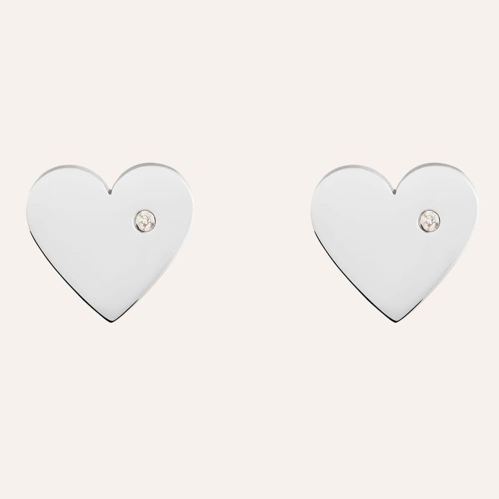 Orecchini Lobo Sunrise Acciaio Cristallo