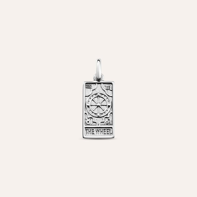 Pendente Tarocchi Carta Della Fortuna Love Beats Argento Rodiato - Ciondoli Unisex | Stroili