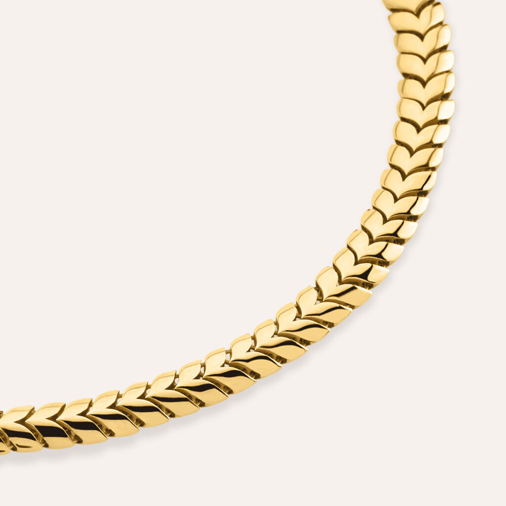 Bracciale Catena Desideria Argento Nobile Dorato