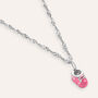 Pendente Love Beats Argento Rodiato Cubic Zirconia