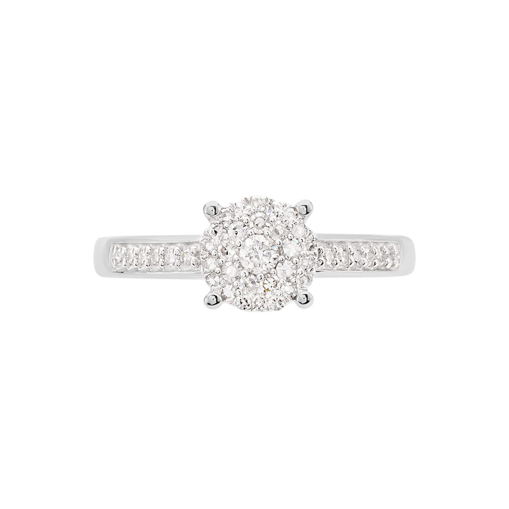 Anello Solitario Sophia Oro Bianco Diamante - Anelli con Pietre Donna | Stroili