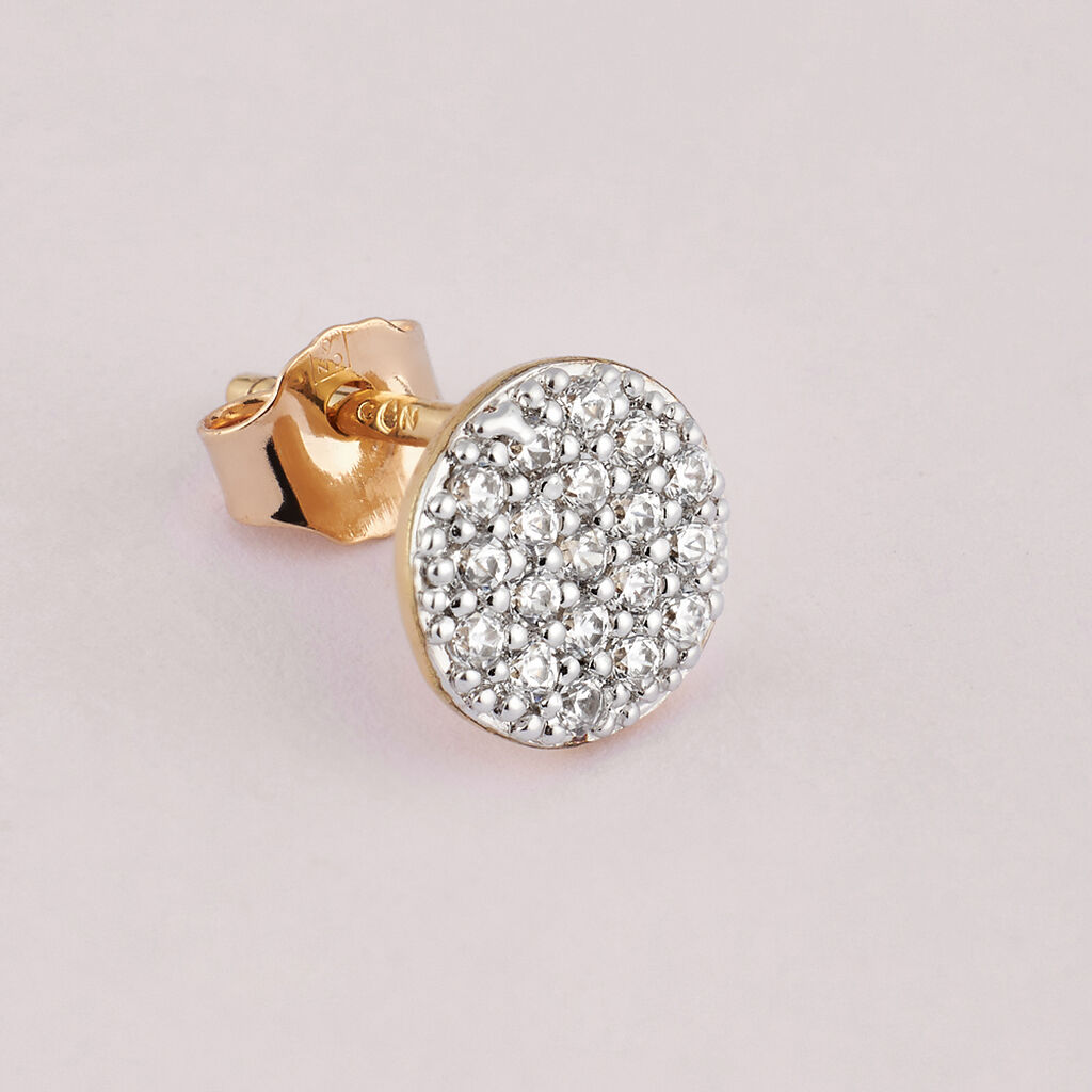 Orecchini Lobo Golden Dream Placcato Oro Giallo Cubic Zirconia - Orecchini a Lobo Donna | Stroili