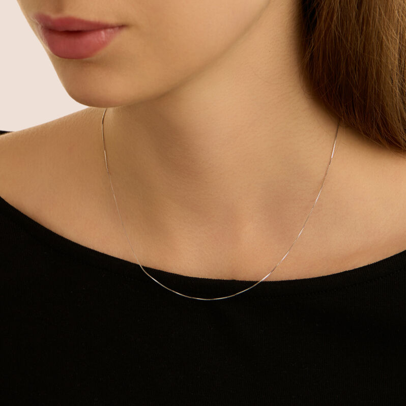 Catenina Poème Oro Bianco - Catenina Donna | Stroili