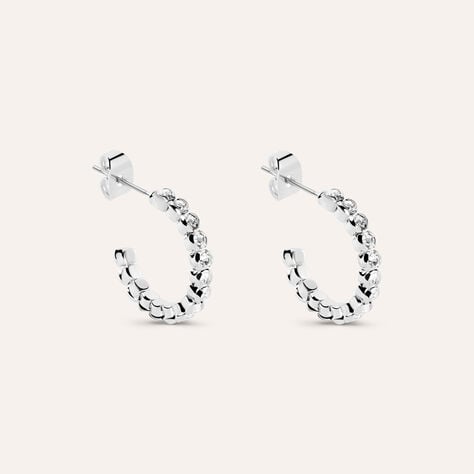 Orecchini A Cerchio Romantic Shine Metallo Cristallo - Orecchini a Cerchio Donna | Stroili