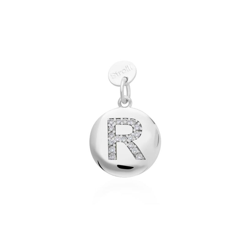 Pendente Love Beats Argento Rodiato Cubic Zirconia - Ciondoli con Incisione Donna | Stroili