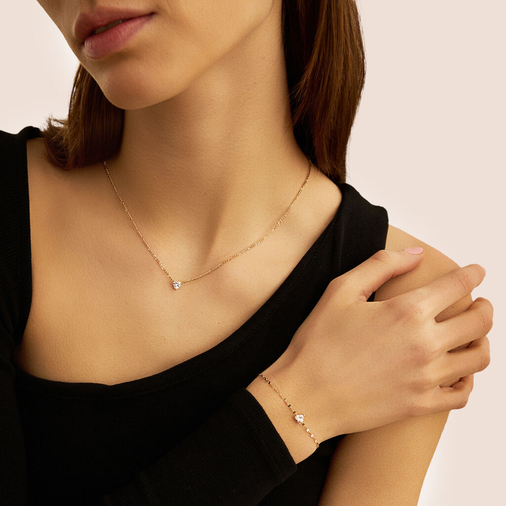 Bracciale Punto Luce Claire Oro Giallo Cubic Zirconia
