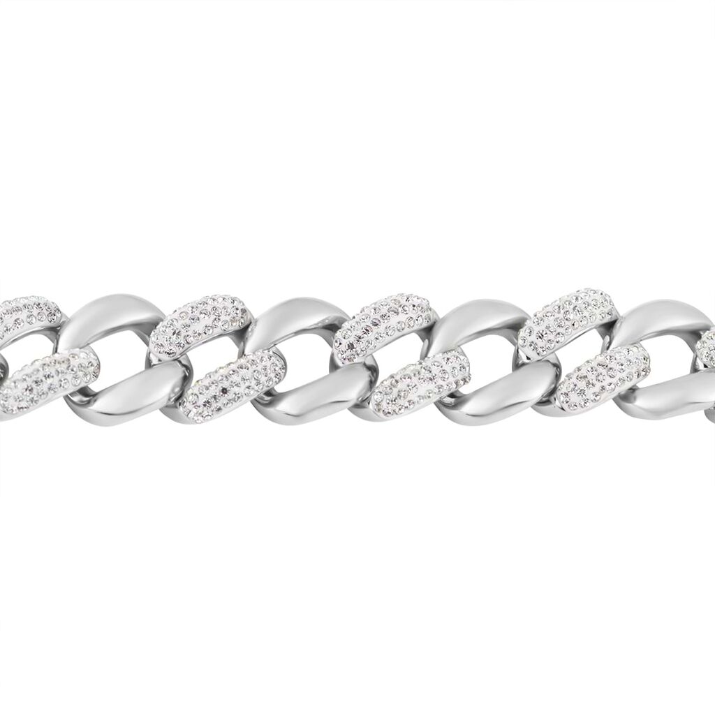 Bracciale Catena Lady Phantasya Acciaio Cristallo - Bracciali Donna | Stroili