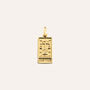 Pendente Tarocchi Carta Della Giustizia Love Beats Argento Dorato