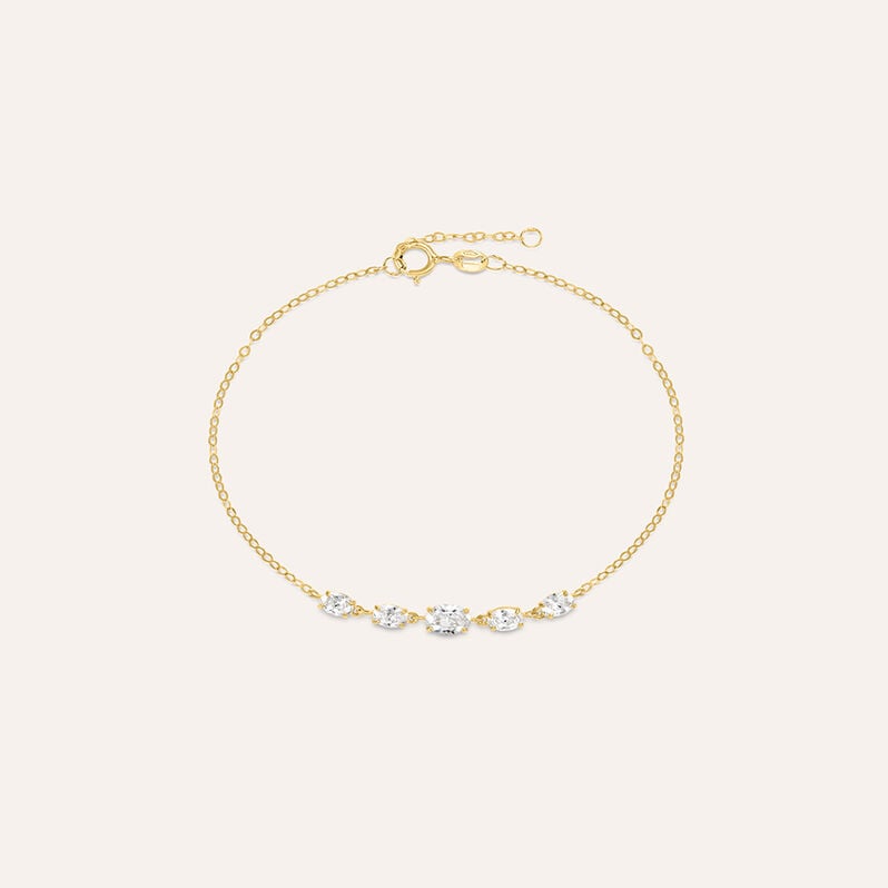 Bracciale Claire Oro Giallo Cubic Zirconia - Bracciali Amicizia Donna | Stroili