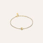 Bracciale Tennis Aura Acciaio Dorato Cubic Zirconia