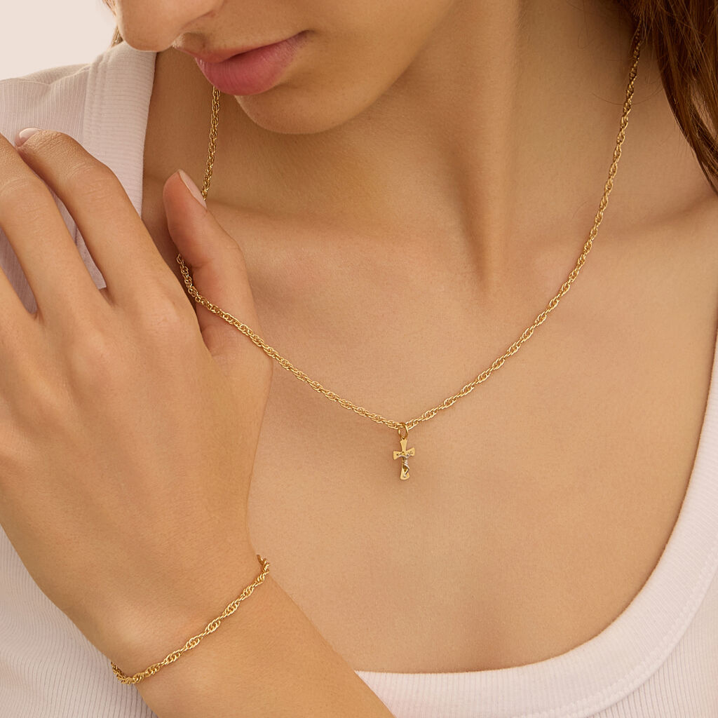 Pendente Holy Oro Bicolore