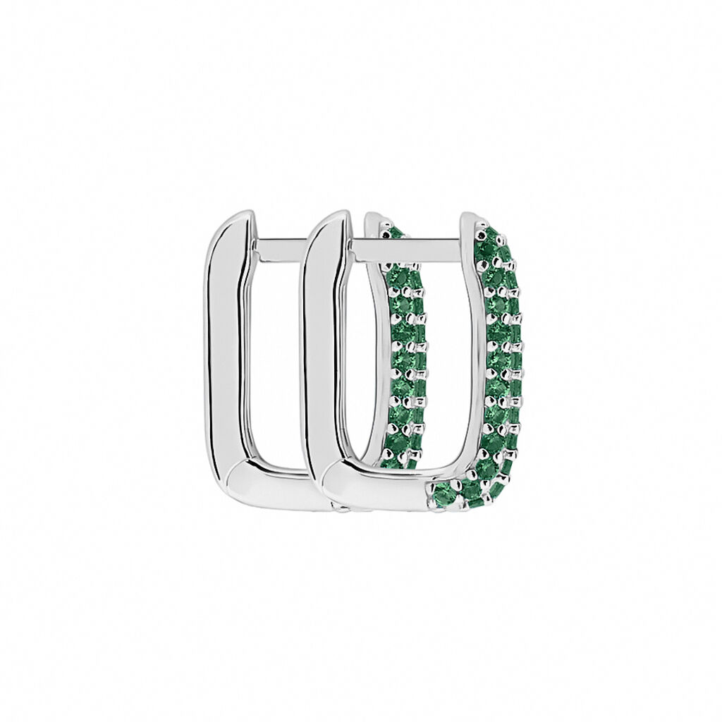 Orecchini A Cerchio Silver Rainbow Argento Rodiato Cubic Zirconia - Orecchini a Cerchio Donna | Stroili
