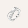 Anello Fascia Sophia Oro Bianco Diamante