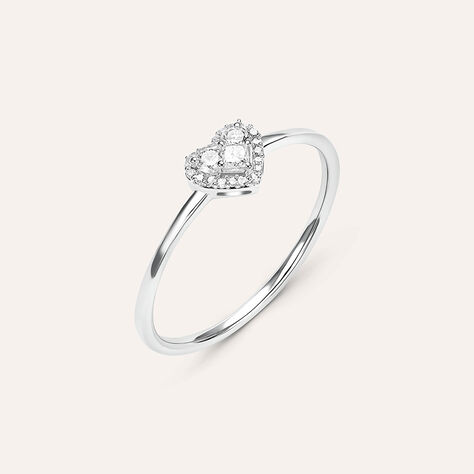 Anello Fantasia Sophia Oro Bianco Diamante - Anelli con Pietre Donna | Stroili