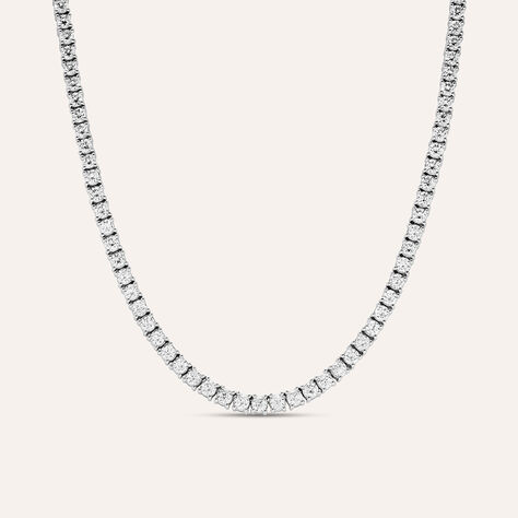 Collana Tennis Diamade Oro Bianco Diamante Lab-Grown - Collane Tennis Donna | Stroili