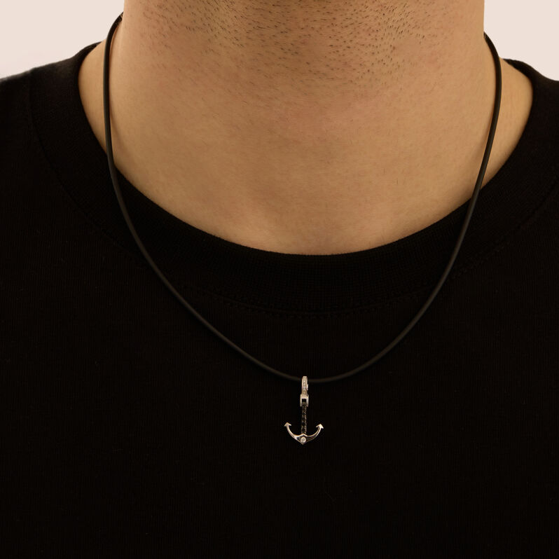 Pendente L'homme Diamant Oro Bianco Diamante - Ciondoli Uomo | Stroili