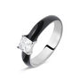 Anello Solitario Lady Sweet Acciaio Cristallo