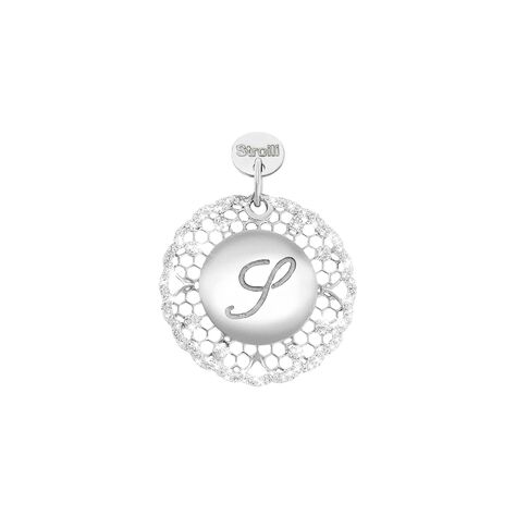 Charm in argento rodiato e glitter - Charms Donna | Stroili