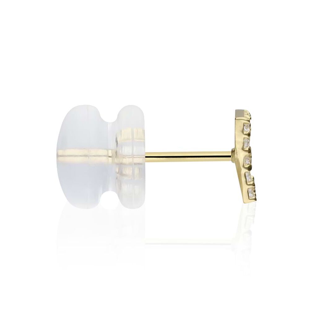 Mono Orecchino Lobo Bon Ton Oro Giallo Cubic Zirconia - Mono Orecchino Donna | Stroili