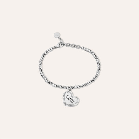 Bracciale Lady Message Acciaio Destiny e Cristalli - Bracciali Donna | Stroili