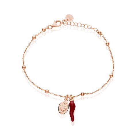 Bracciale Rosario Silver Soul Argento Rosa - Bracciali con Rosario Donna | Stroili