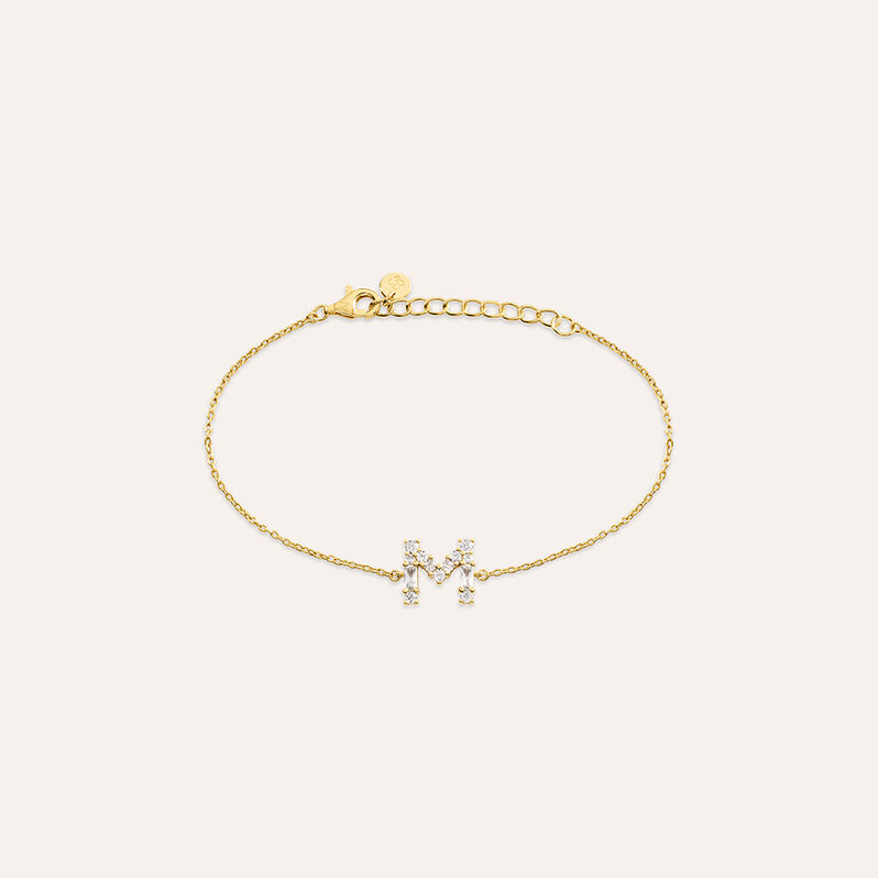 Bracciale Silver Glow Argento Dorato Cubic Zirconia - Bracciali Donna | Stroili