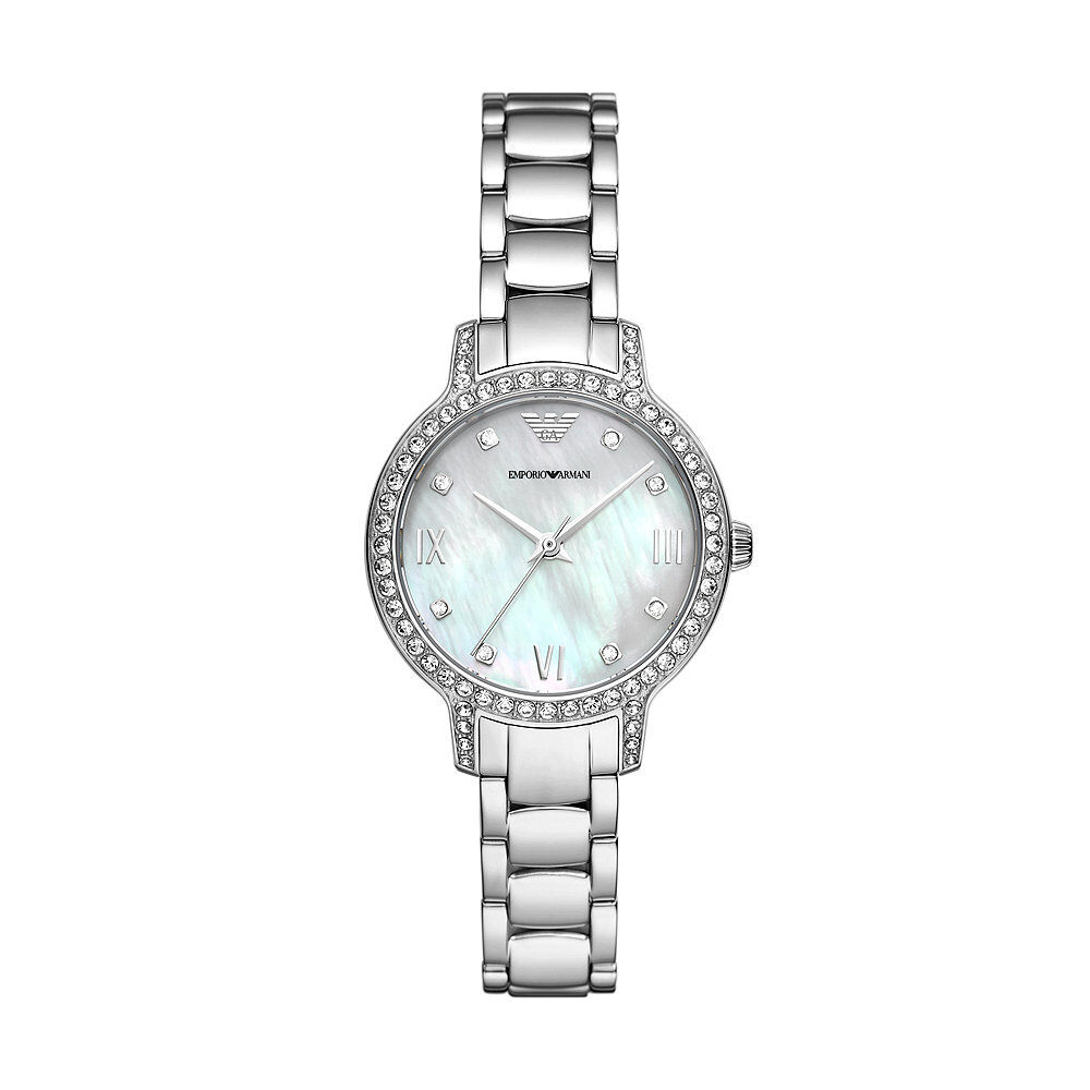 Orologio emporio armani acciaio discount