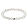 Bracciale Gabrielle Oro Bianco Perla D'Acqua Dolce