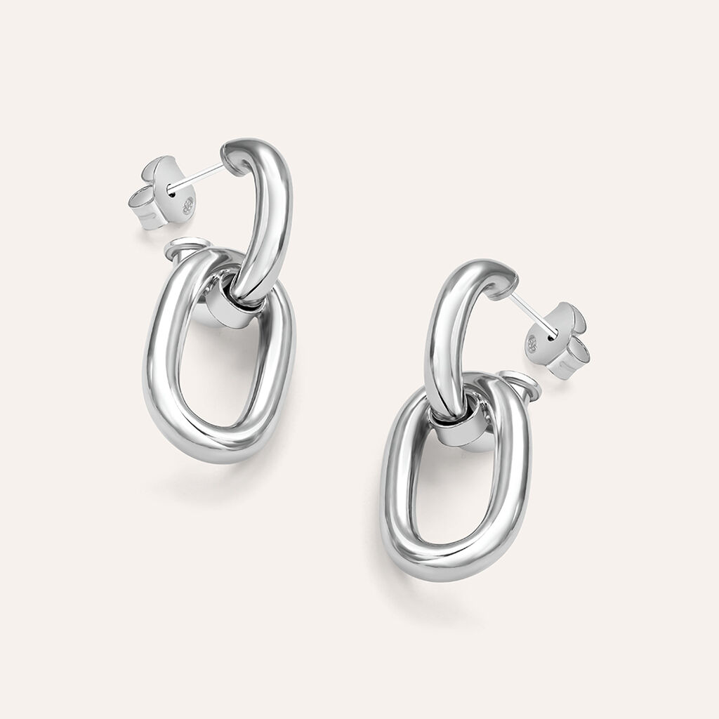 Orecchini Pendenti Silver Collection Argento Rodiato