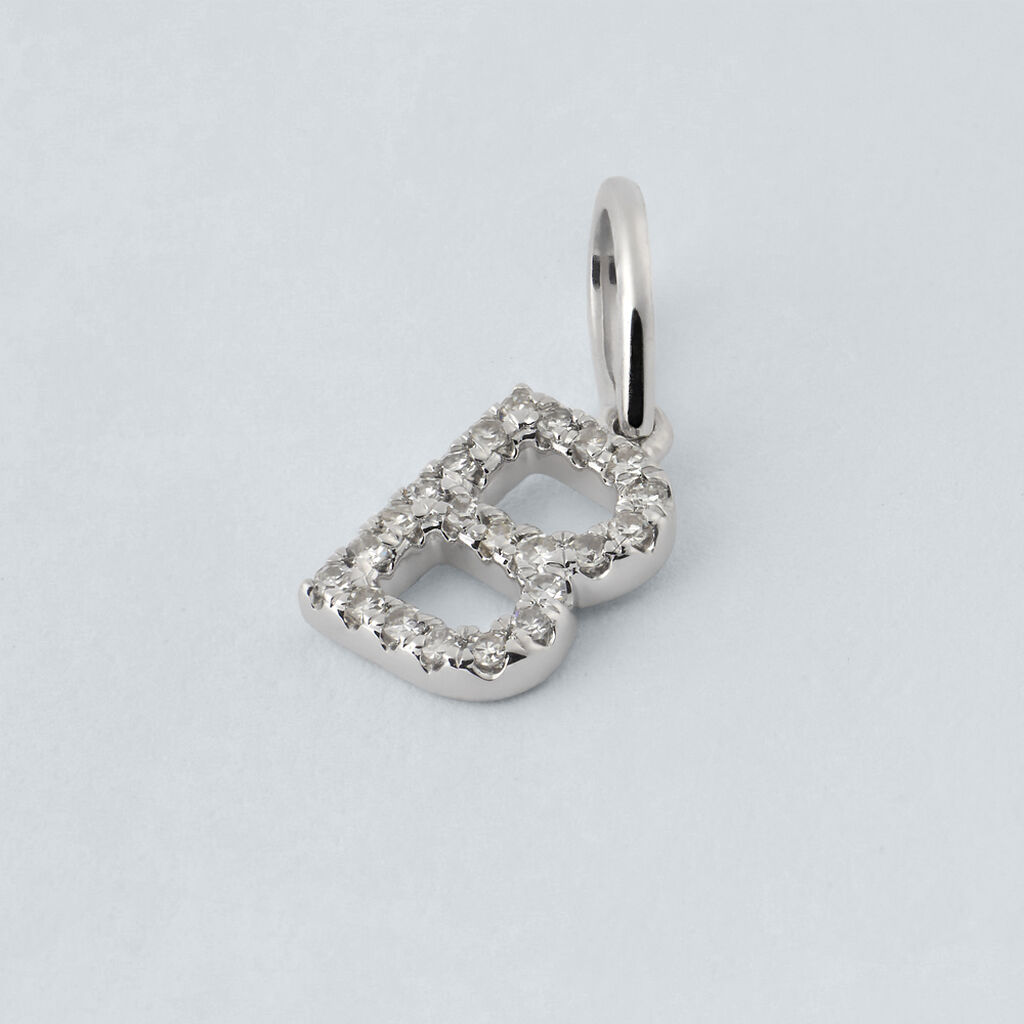 Pendente Sophia Oro Bianco Diamante - Ciondoli Donna | Stroili