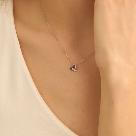 Collana Sophia Oro Bianco Diamante - Collane Donna | Stroili
