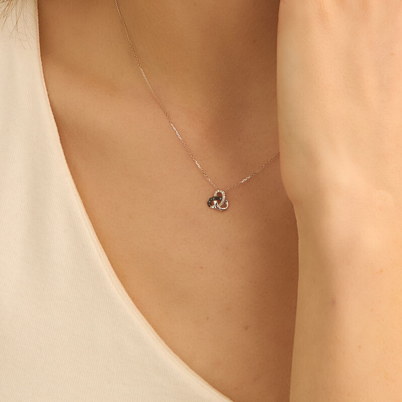 Collana Sophia Oro Bianco Diamante - Collane Donna | Stroili