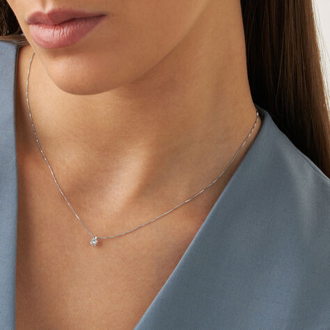 Collana Punto Luce Diamazing Oro Bianco Diamante - Collane Punto Luce Donna | Stroili