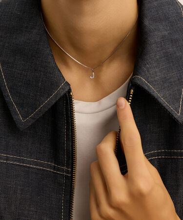 Pendente Love Beats Argento Rodiato Cubic Zirconia